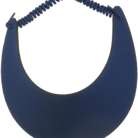 MG Women's Cotton Solid String Sun Visor Hat - Picture 3 of 5